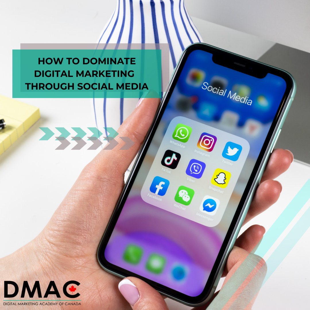 Our DMAC course will teach you the fundamentals of Digital and Social Media Marketing. Learn how to take advantage of social media to grow your brand. To learn more, visit the link in bio.