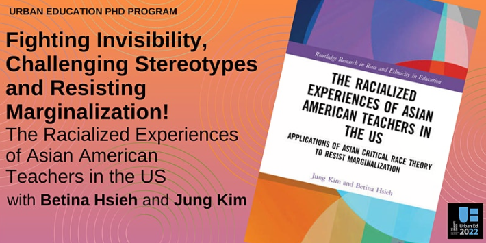 I am thrilled the CUNY GC Urban Ed program is hosting a talk by Drs. Betina Hsieh <a href="/ProfHsieh/">Dr. Betina Hsieh 謝原真</a> and Jung Kim. All are welcome May 3, 7-8 PM EDT via Zoom. Register here: eventbrite.com/e/the-racializ…