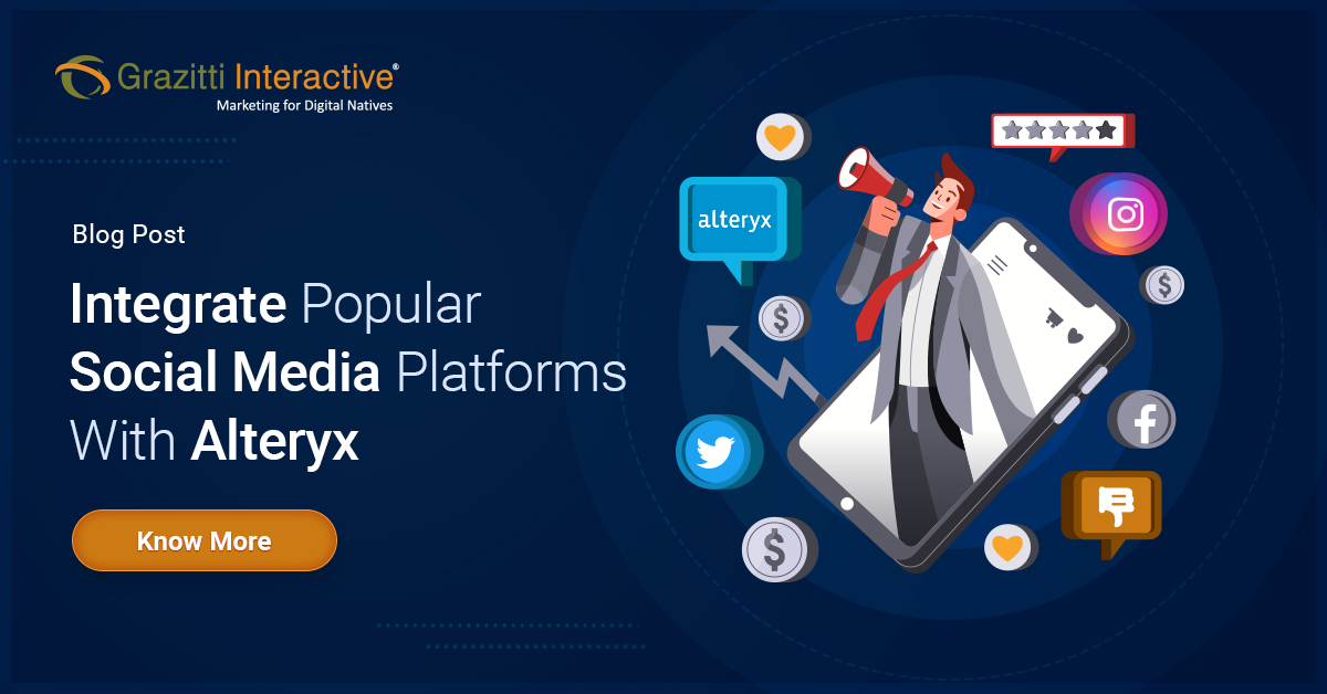 Grazitti's tweet image. Half the globe now uses social media. With Alteryx social media connectors, you get the ability to reach the most popular platforms. Learn more.

👉 rb.gy/f1ygey 👈

#AlteryxIntegration #AlteryxConnectors #SocialMedia #Grazitti