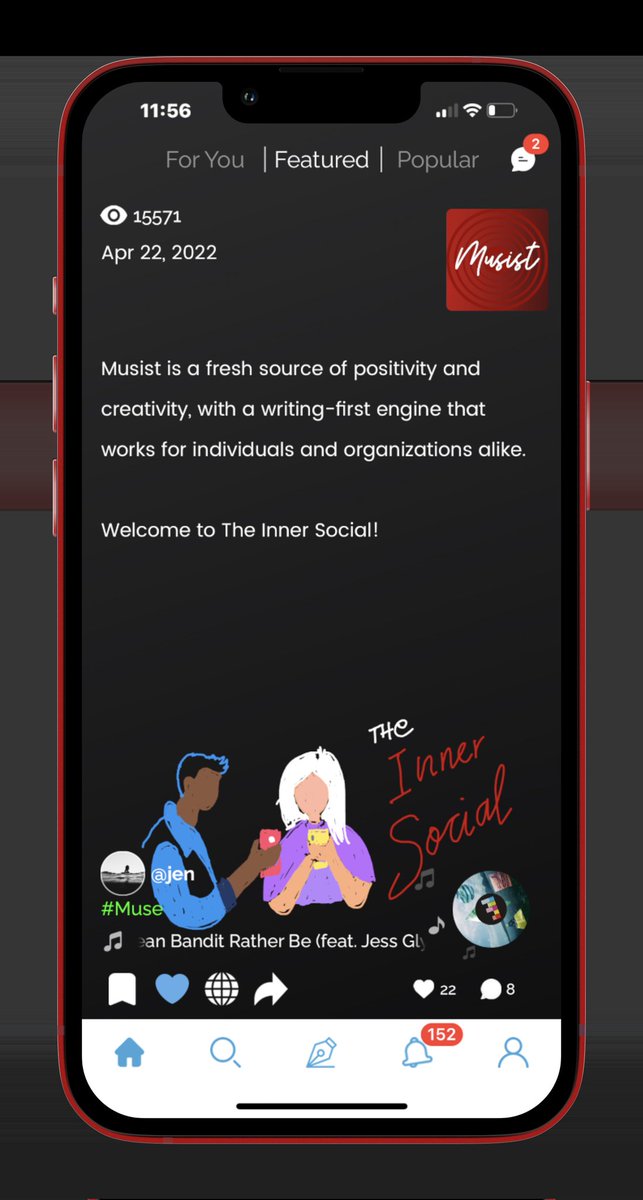 MusistApp's tweet image. Hi #writersoftwitter, if you are in need of some writing inspiration or want to create and sign your own, come join us in our app. ❤️👇

Ps. If you liked the lettrs app, you&apos;ll LOVE #Musist.