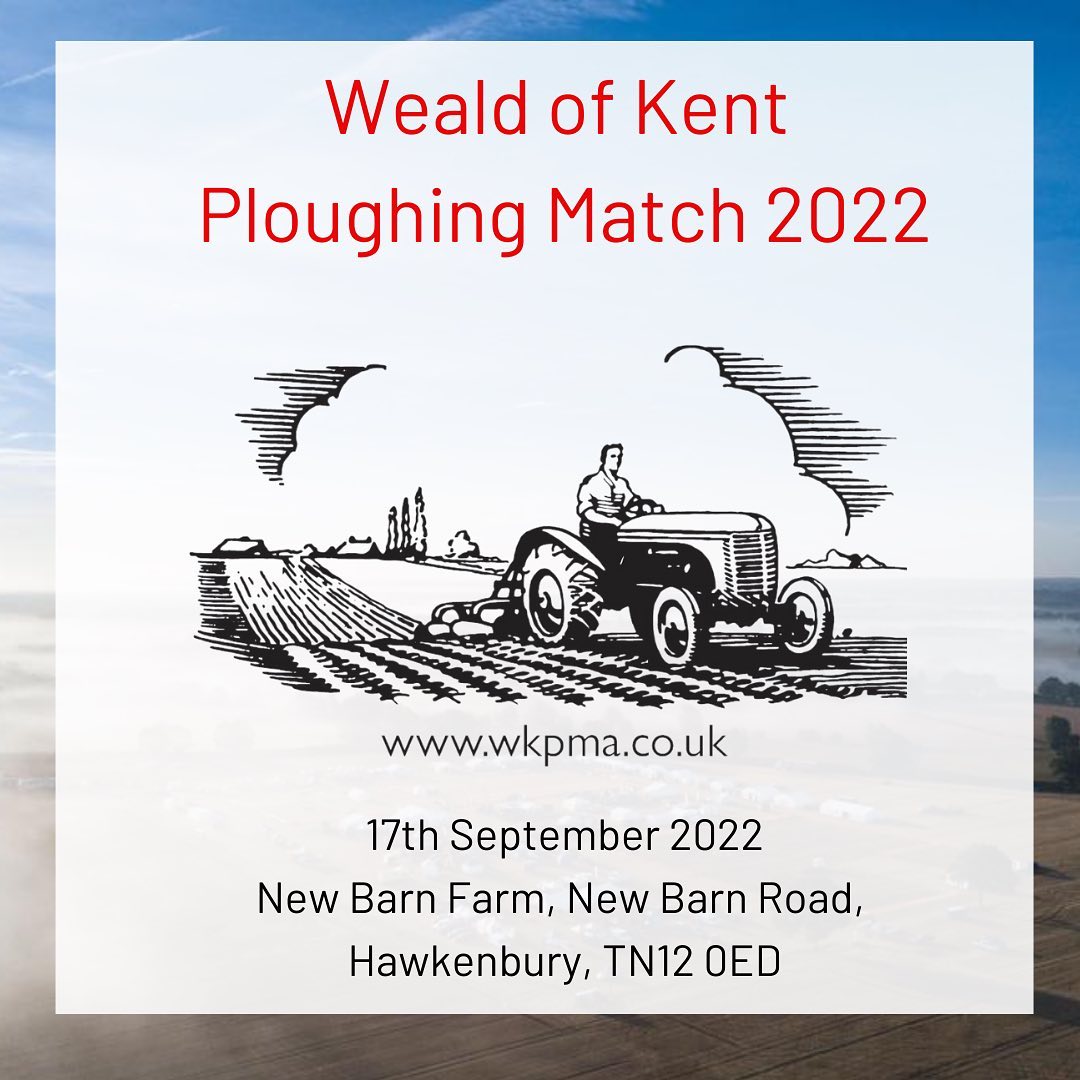 Remember to save the date Saturday 17th September 2022 for the Weald of Kent Ploughing Match 🚜
#wkpma #wealdofkentploughingmatch #whatsoninkent #kentevents #btfpartnership #farming #ploughing #ruralevents