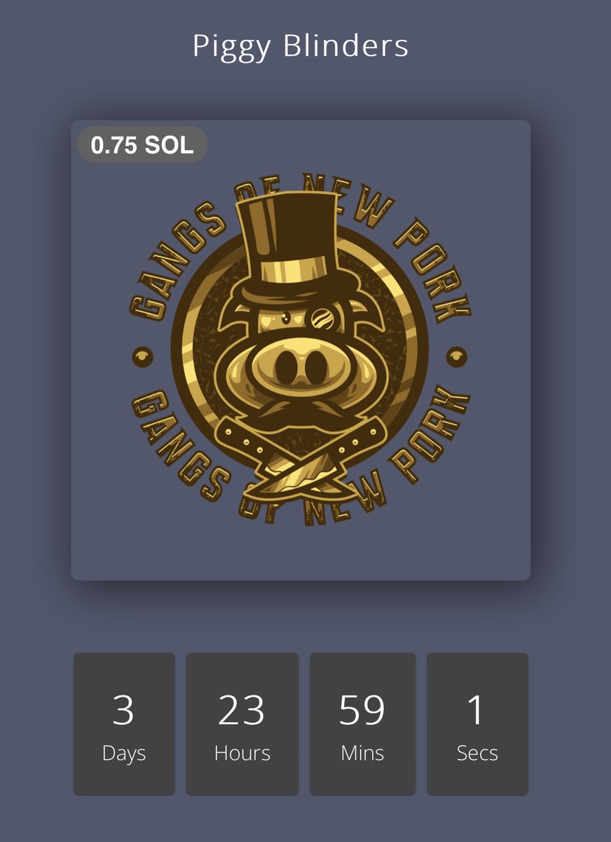 GoNP_NFT's tweet photo. The clocking is ticking till our drop! A few WL spots are still available. WL price is .45 sol 

#NFTdrop #NFTCommmunity #SolanaNFT https://t.co/tQIP7cTgOm
