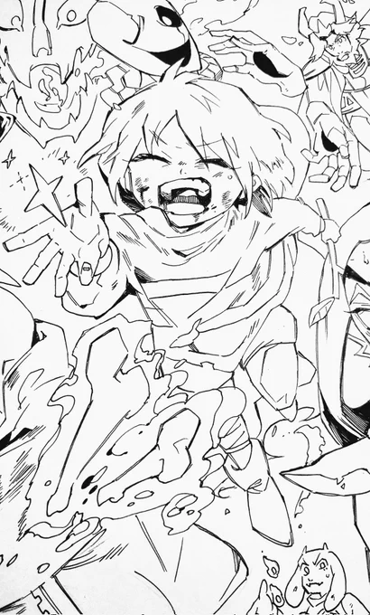 絵は描いてますが他にもちょっと描いてるのでやはり低浮上になります😇 
