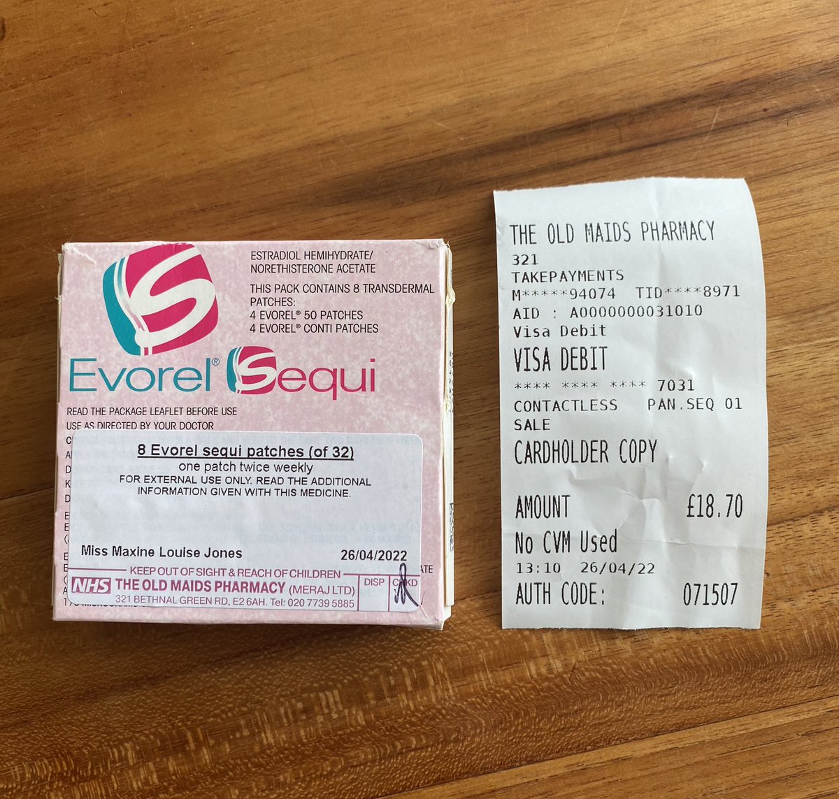 How can we be charged DOUBLE for HRT patches because there are 2 different types in one box 😡 #menopausematters <a href="/ThisisDavina/">Davina McCall</a> <a href="/Pennyleicester1/">Pennylancaster</a> <a href="/hotflushclub2/">hotflushclub</a> <a href="/reallorraine/">Lorraine</a> <a href="/BrMenopauseSoc/">British Menopause Society</a> <a href="/menomatters/">Menopause Matters</a>