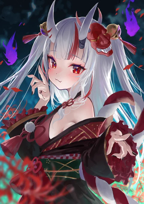 8日目、百鬼あやめ
#100日チャレンジ #百鬼絵巻 
