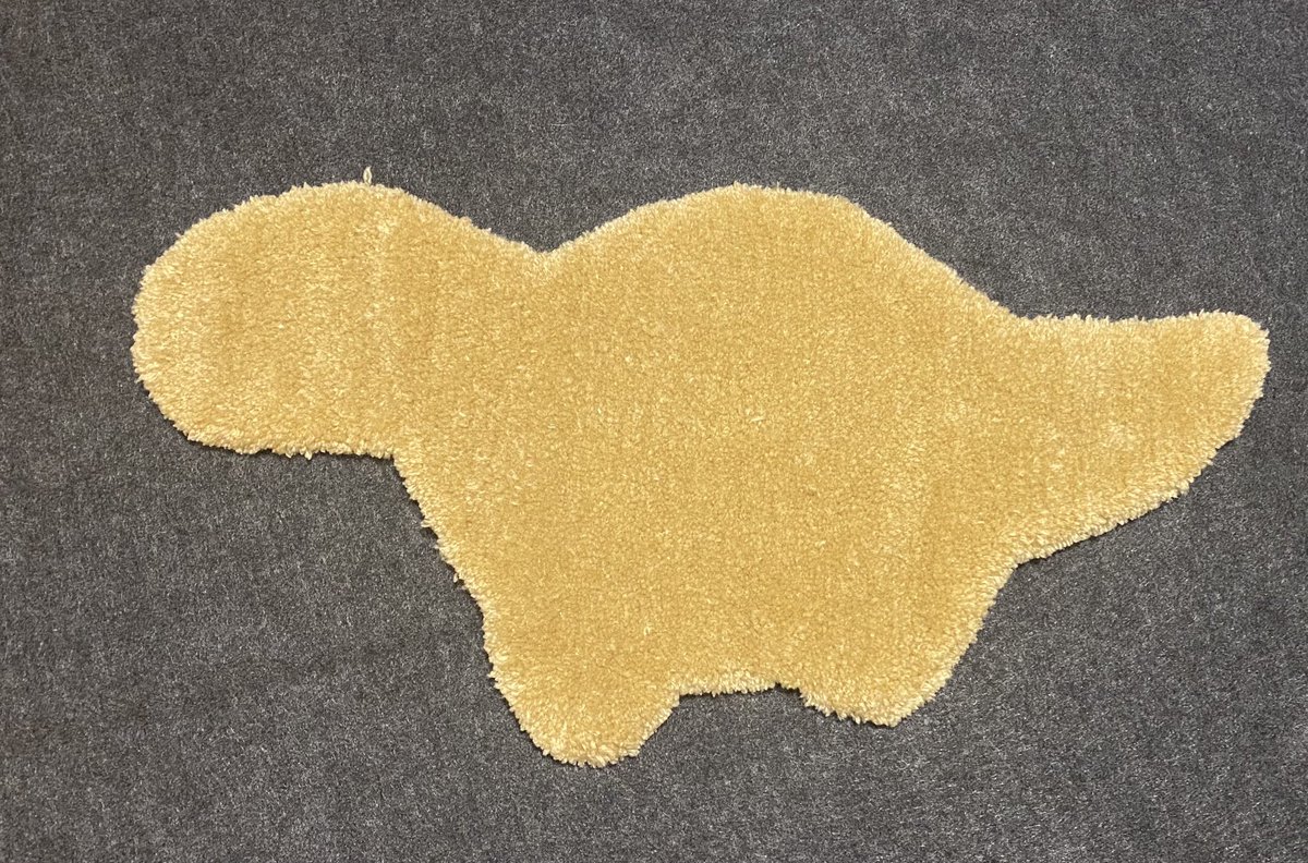 RowdyRaptorRugs's tweet photo. Thank you guys so much for the new followers! We’re going to be hosting a mini giveaway!

There will be 2 winners for these Dino nugget rugs!

Rules:
-  follow us
- retweet this tweet
- free shipping in the USA only

Thank you again to all of our customers &amp; followers the support https://t.co/GgrO076nE4