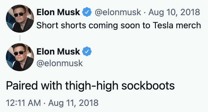 MorningBrew's tweet photo. With 85.1 million followers as of this morning, Elon Musk is the eighth-most followed Twitter account, ranking behind Taylor Swift, Rihanna, Justin Bieber, and other celebs. (Barack Obama is No. 1.) 

Elon has tweeted more than 17,300 times, and averages 125,180 likes per tweet. https://t.co/fvG5Mx90Za