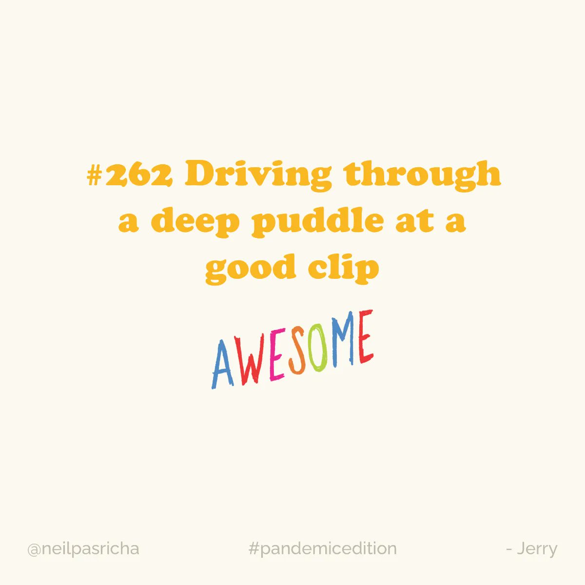 FergDevins's tweet image. smiles...just as long as there aren&apos;t any people on the sidewalk alongside @NeilPasricha - the ongoing #pandemicedition of things #awesome