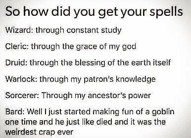 MemesDnd's tweet photo. Literally mindblowing
🧙🏻‍♂️⚔️🤣
credit to: Skilledfailure
#dnd  #rpg  #5e  #fantasy  #funny  #follow  #barbarian https://t.co/4fGoMQa1oH