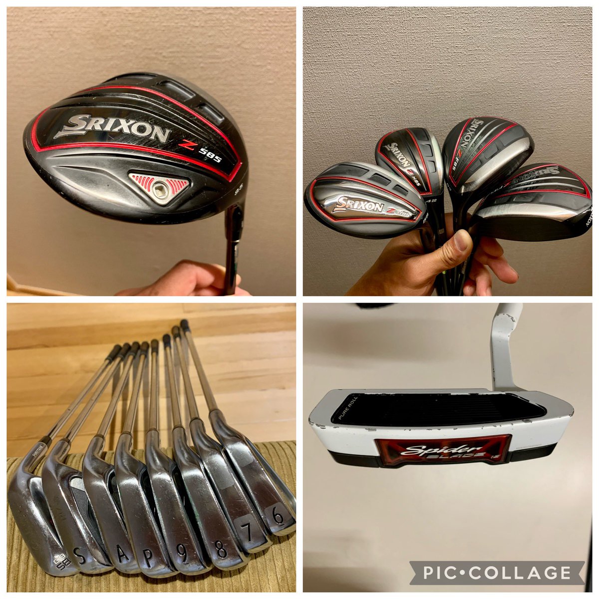 AdamayGolf's tweet photo. クラブセッティング2022

ドライバーは新品。
アイアンはお下がり。
ウッド系とパターは
中古でキズなしの良品の物を購入！
型落ちなので半値以下でした😊
パター5,000円税込。 https://t.co/t0qfXjiVzX