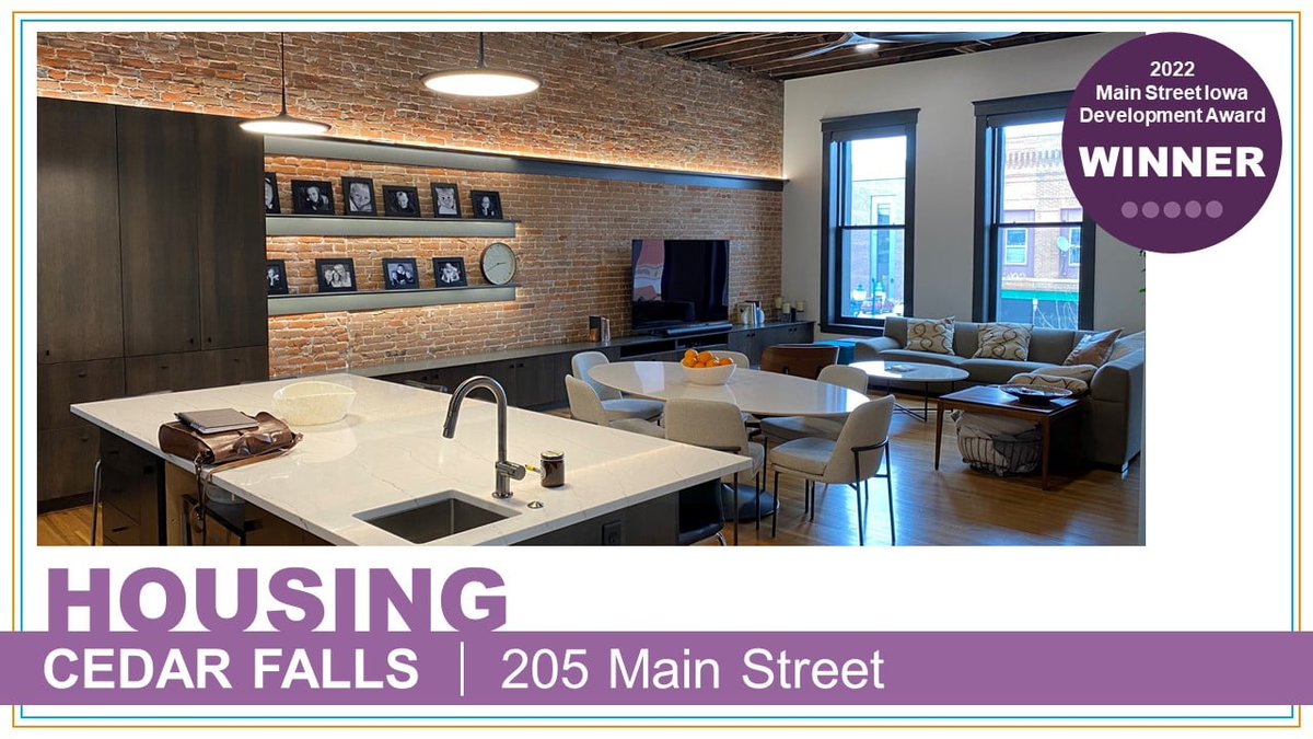reopenmainstre1's tweet photo. The focus on housing in downtowns across Iowa is something all cities should note and strive towards. Diverse housing options lead to a stronger and more stable 24/7 experience for all who call downtowns home.  @BusinessIOWA https://t.co/1SkoPKpeEL https://t.co/ibbVhDLURd