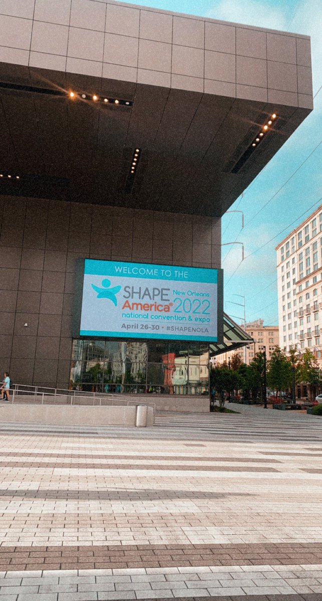 Day 1 of <a href="/SHAPE_America/">SHAPE_America</a> convention!    #SHAPENOLA