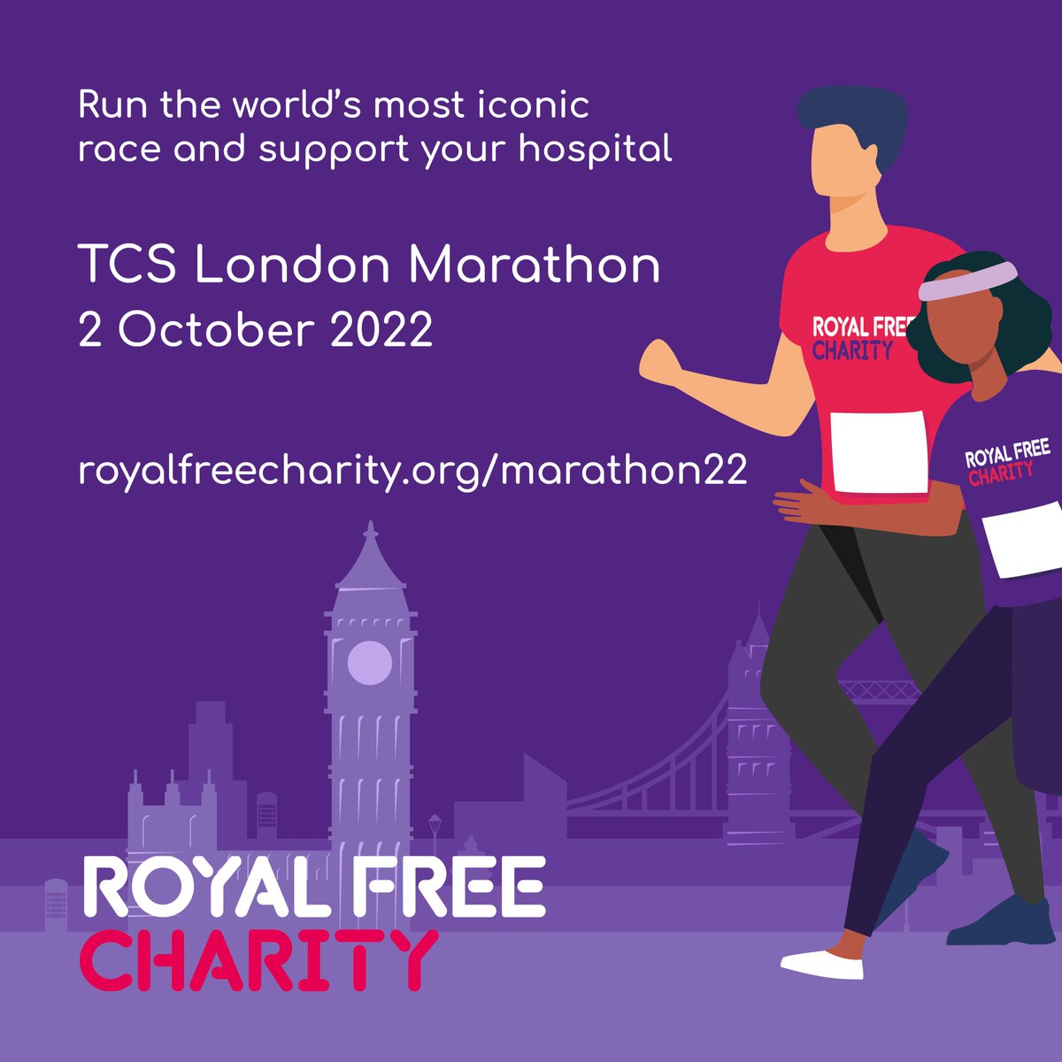 JudyDewinter's tweet photo. Fancy running the London Marathon for @RoyalFreeChty to support staff and patients across @RoyalFreeNHS
Follow the link in the image to apply or find out more.
#royalfreefamily #teamRFC #tcslondonmarathon2022 #londonmarathon2022 #londonmarathon https://t.co/8f1W5hz6g4