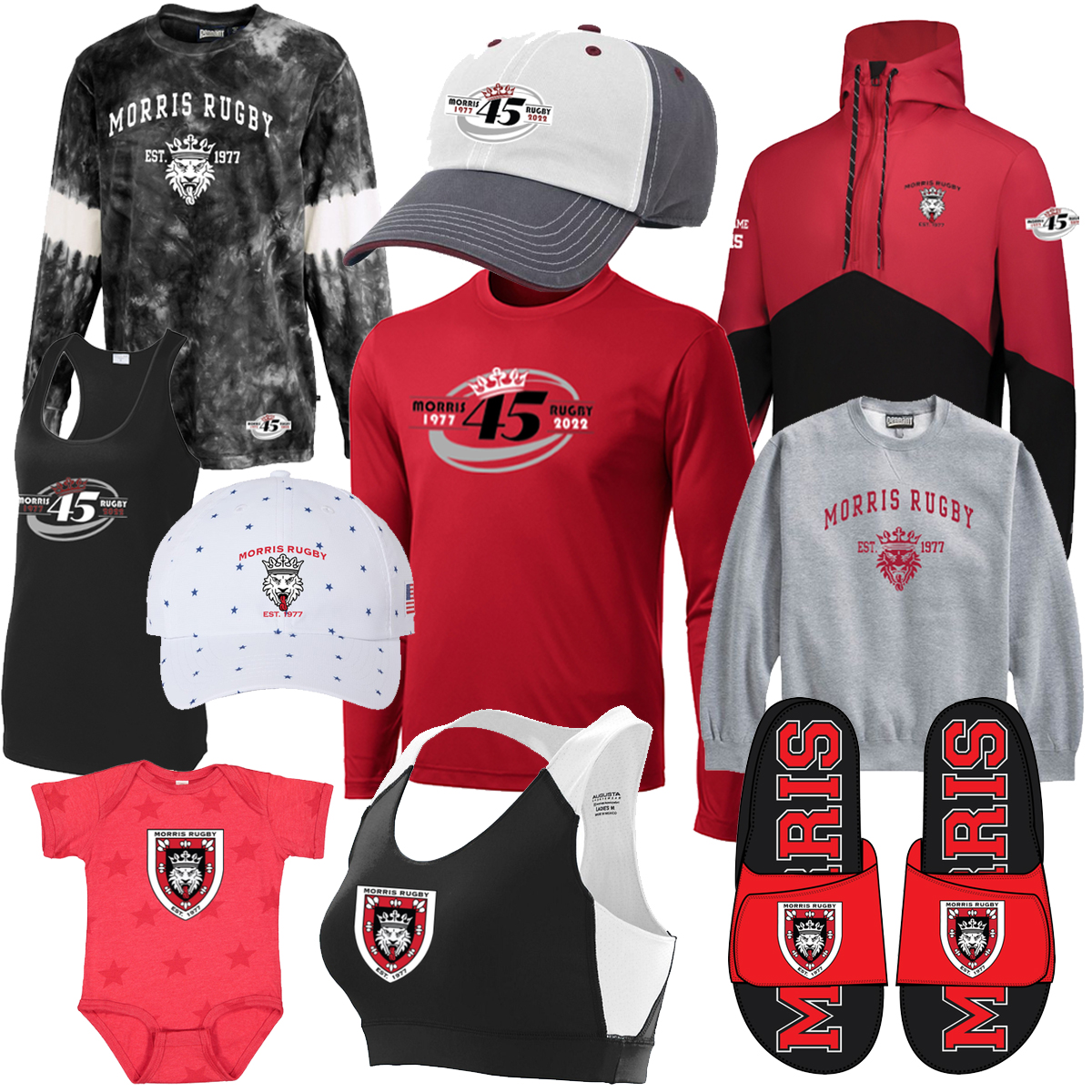 MORRIS RUGBY IS CELEBRATING 45 YEARS! Celebrate our anniversary with our limited edition store OPEN NOW through May 8th. Order here: morrisrugby45.itemorder.com/shop/sale/. Plus: SAVE THE DATE for our 45th Anniversary Gala on Friday, November 18th at the Mountain Lakes Club.