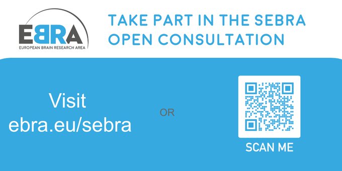 INCForg's tweet photo. 📢 Deadline extended to May 15! 📢
@EBRA_EU is looking for feedback on the Shared European Brain Research Agenda! The aim: to gather the perspectives of all key players in the brain area.
Learn more & complete the survey here: https://t.co/eD01VJ0Z24
#neuroscience #SEBRA #EBRA https://t.co/mtfMX1WI94