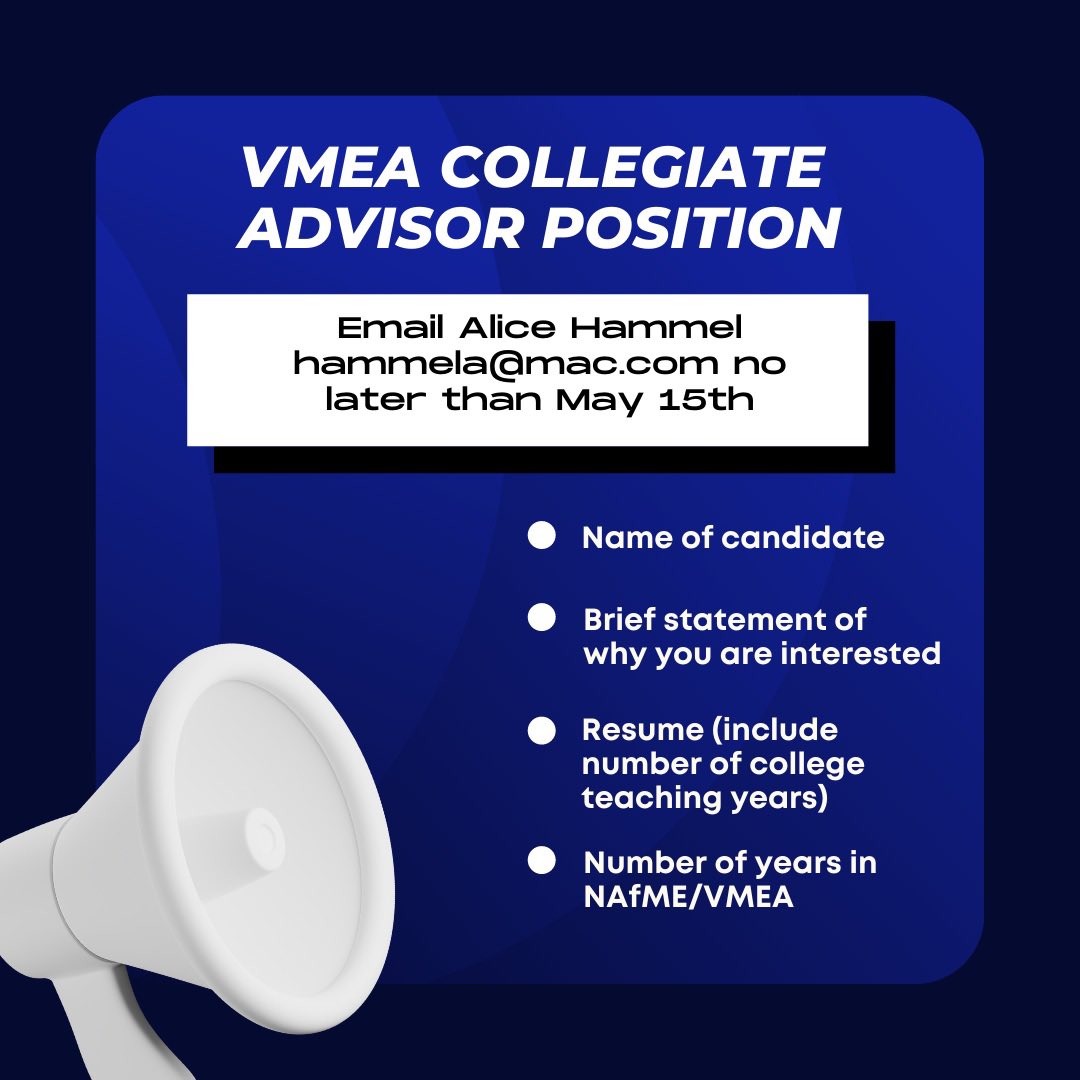 Virginia Music Educators Association tweet media