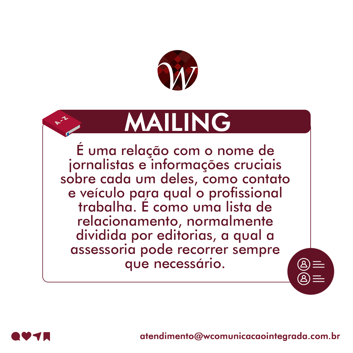 wcomunicacao's tweet photo. Existe uma série de termos muito usados no dia a dia da assessoria de imprensa e que de vez em sempre nos deparamos com alguns deles. Release, Mailing, Clipping e Media Training são um excelente exemplo disso. Mas você sabe o que cada um deles significa? 
#clipping #assessoria https://t.co/APJJ0MMhhX