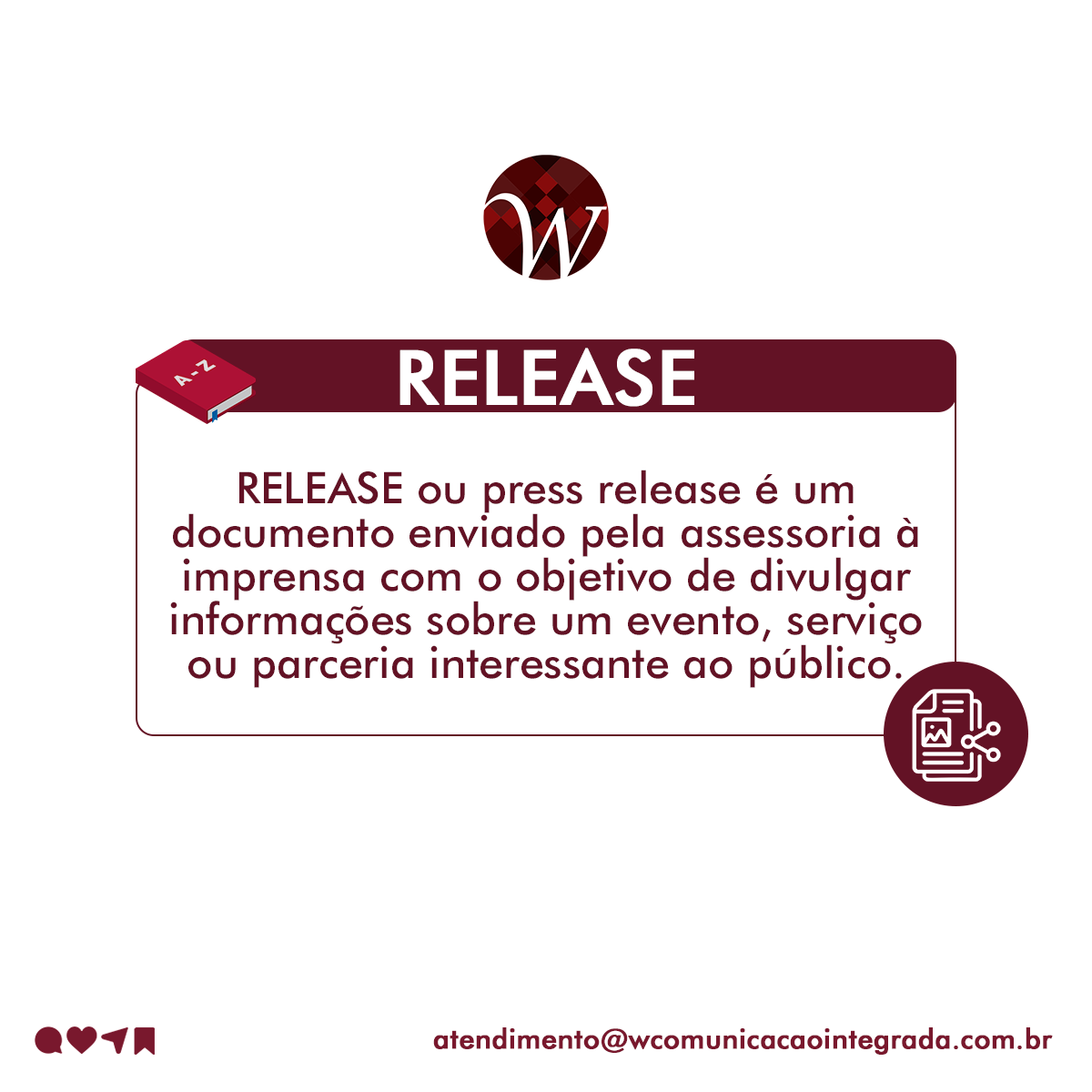 wcomunicacao's tweet photo. Existe uma série de termos muito usados no dia a dia da assessoria de imprensa e que de vez em sempre nos deparamos com alguns deles. Release, Mailing, Clipping e Media Training são um excelente exemplo disso. Mas você sabe o que cada um deles significa? 
#clipping #assessoria https://t.co/APJJ0MMhhX