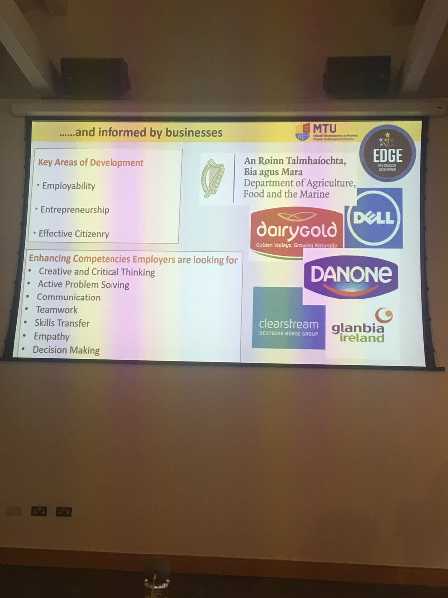 RoisinOGrady2's tweet photo. Delighted to see our EDGE programme in lights at the #EmpSymp22 @AdvanceHE Employability Symposium today. @AngelaMcGlynn1 showcasing our story so far and highlighting our collaboration with @BCUGraduatePlus ππ½ππ½ππ½ https://t.co/rv8ACNdqe4