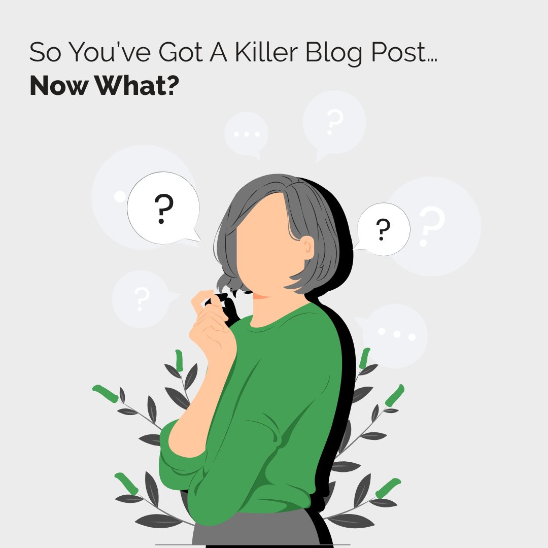 🤔Created a best-in-space blog post but unsure of what to do next? 

1️⃣ Promote it 
2️⃣ Reformat it 
3️⃣ Place it 

Get more out of your blog posts and #ContentMarketing efforts. 

👉 paragraft.co.uk/blog/what-to-d…

#ContentMarketingTips