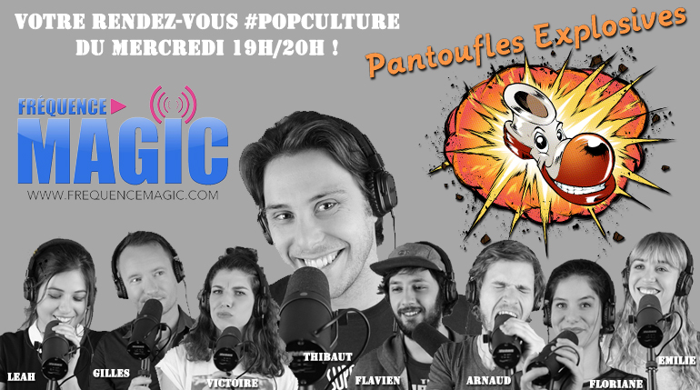 MagicFrequence's tweet photo. Dans 10 minutes sur @MagicFrequence retrouvez l'équipe des @pantouflesradio qui reçoit @yoannlaunay jusqu'à 20h!
SITE: https://t.co/IYcnd9Qen2
BOUTIQUE: https://t.co/TtDZCWSkaX
LIVE: https://t.co/ECyd9vw1w2
#FrequenceMagic
#Magic #Radio #OnAir #YoannLaunay #PantouflesExplosives https://t.co/5ObKPV9pF3
