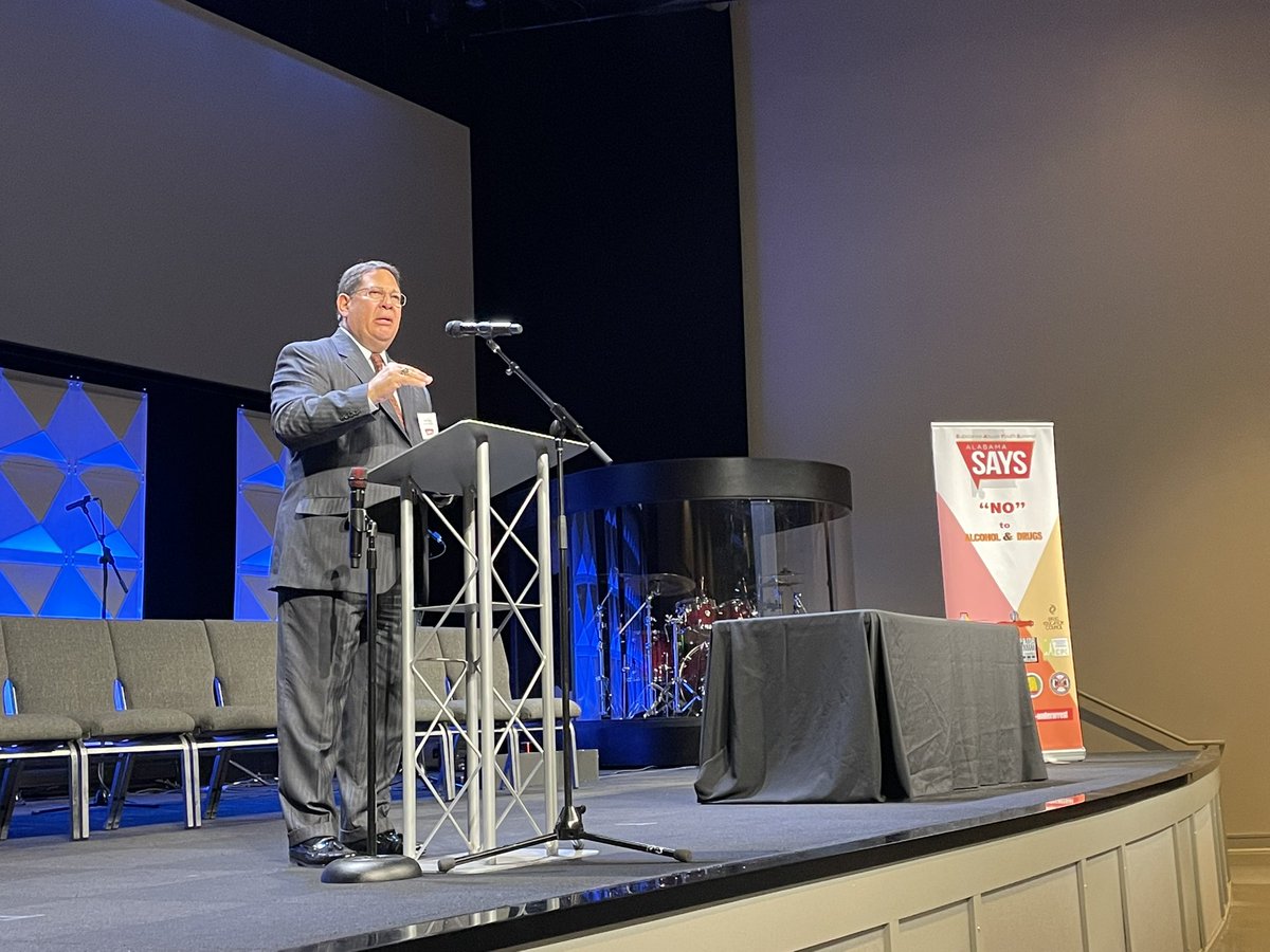 ABC_underage's tweet image. The Alabama Substance Abuse Youth Summit (Alabama SAYS) has just begun at the Church of the Highlands in Montgomery. ABC Board Administrator Mac Gipson opened the summit and the ABC Board’s Dean Argo introduced the first speaker, Mike Reese of Operation Save Teens.