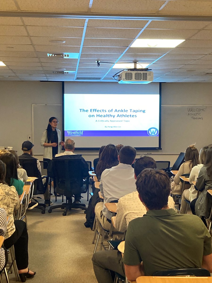WestfieldSt_AT's tweet photo. WHY (WAIT FOR WED) WESTFIELD? '22 Sr Symposium  L3’s rocking their #CriticallyAppraisedTopic projects.  #BeOwlThatYouCanBe @WestfieldState (3/3) https://t.co/KvfXTTVd5X