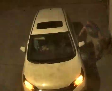 Knoxville_PD's tweet photo. Help us identify the individual captured in these photos. He stole a catalytic converter from a car located at a business in the 2200 block of Sycamore Drive on April 16 at around 10 p.m. The car he’s driving appears to be a 2012-14 Honda CR-V. https://t.co/dMwXwpXw9U