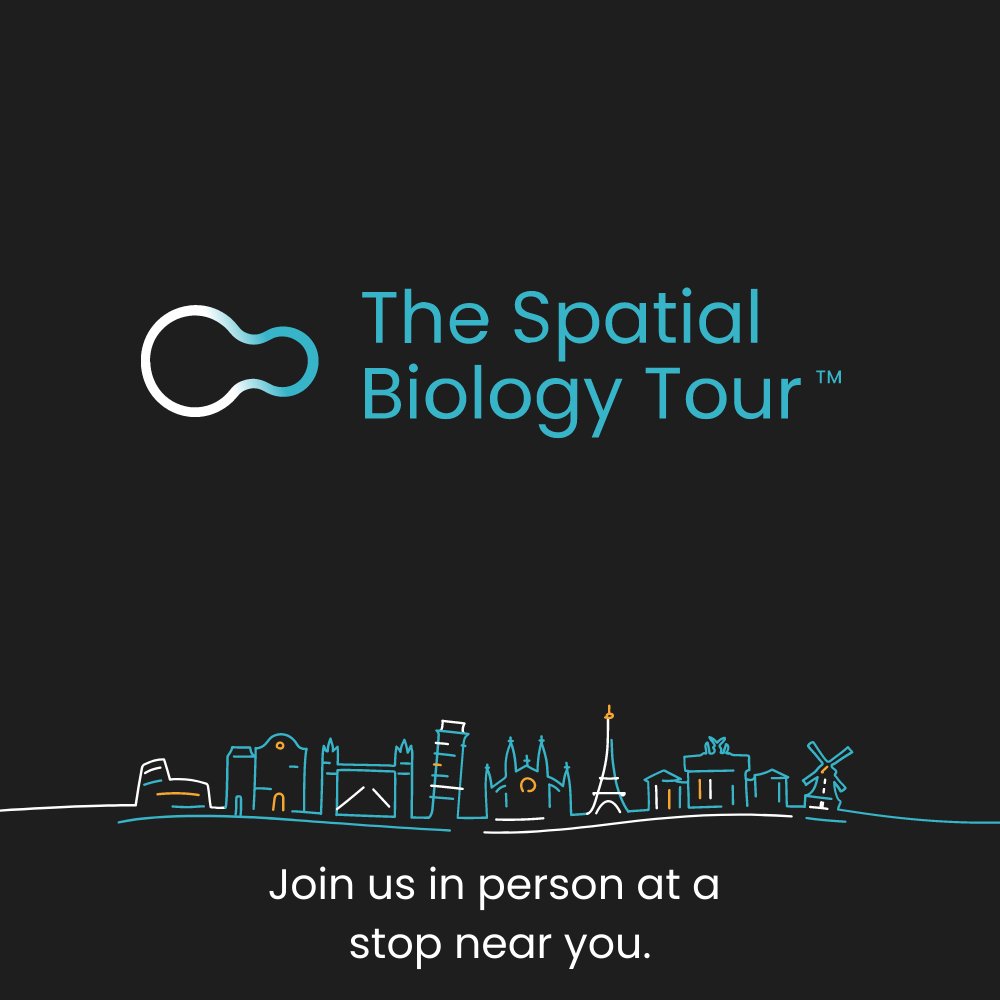 Our core mission is to provide solutions that aid the acceleration of #spatialbiology research. Be part of it and join us in person at the Spatial Biology Tour™.
 ➡️ eu1.hubs.ly/y0MxP70