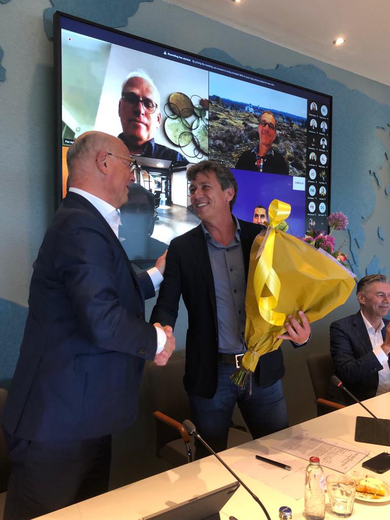 Zojuist unaniem en met groot enthousiasme door het hoofdbestuur voorgedragen voor een tweede termijn : onze voorzitter@mkb.nl Jacco Vonhof! Wij hebben zin in nog vier jaar 🙌🏻