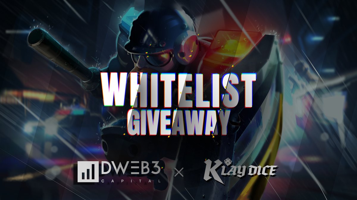 🎲GA in celebration of the investment attraction from DWEB3CAPITAL🎲

🎁WL 10 spots

✅Follow <a href="/klaydice/">KlayDice</a> &amp; <a href="/DWeb3Capital/">DWeb3</a>
✅Like &amp; Retweet
✅Tag 3 Friends
✅Join DC
   discord.gg/klaydice
✅Join TG
   t.me/KlayDice_offic…

⏳Event Ends: April 27th @ 23:00(UTC)