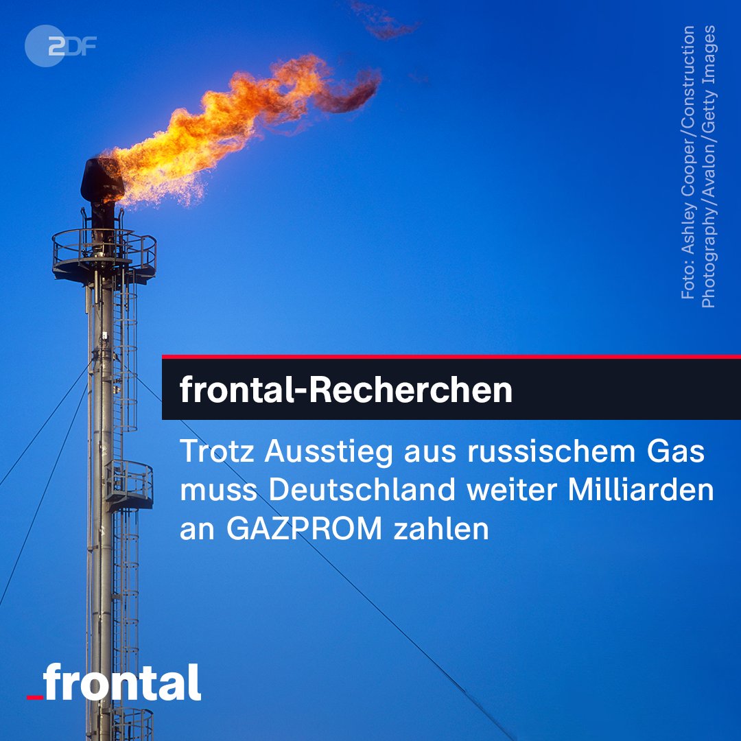Selbst wenn kein #Gas mehr aus #Russland importiert wird, muss Deutschland bis 2030 für russisches #Erdgas zahlen. Das zeigen #ZDFfrontal-Recherchen: zdf.de/politik/fronta…

<a href="/ZDFheute/">ZDFheute</a> <a href="/OxfordEnergy/">OIES</a> <a href="/ZDF/">ZDF</a> @BMWK <a href="/Der_BDI/">BDI</a> #Ukraine #Gashahnzu