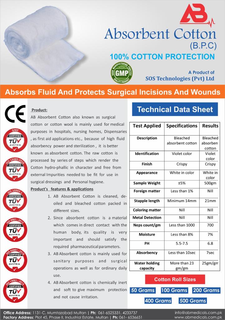 SOSPakiistan's tweet photo. ****Cohesive Bandage &amp; Absorbant Cotton***
First time in Pakistan
Fine Quality 
The product of 
 (SOS Technologies) https://t.co/NUTcfFBmOI