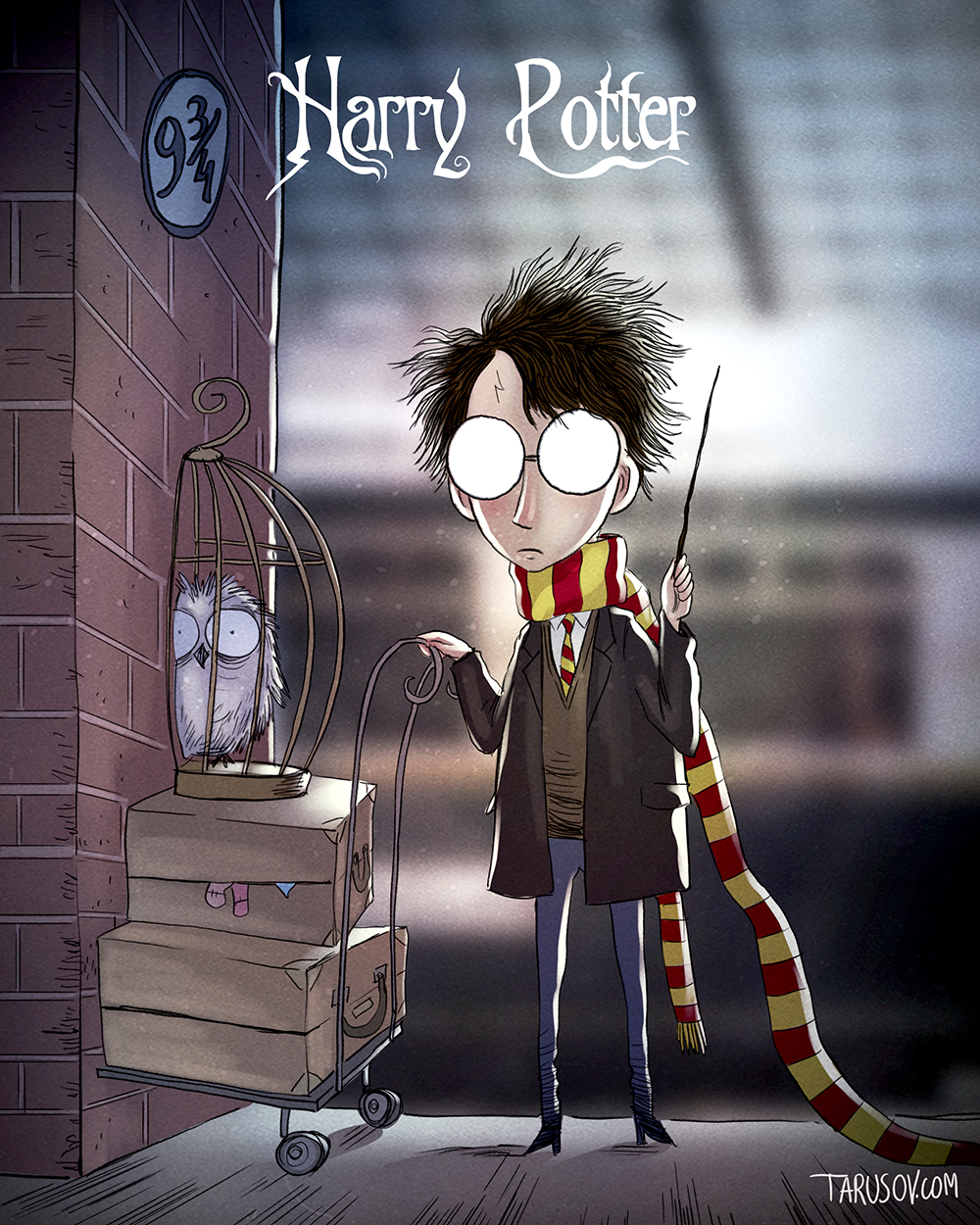 🔞 Andrew Tarusov on X: If Tim Burton directed Harry Potter.. #harrypotter  #timburton #dumbldore t.coo42QjBeUq1  X