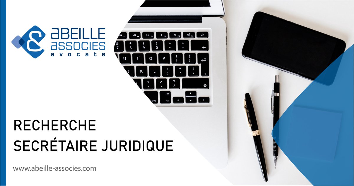 ABEILLEAVOCATS's tweet photo. 💼 Le cabinet @ABEILLEAVOCATS #recrute un(e) secrétaire juridique pour le cabinet de #Marseille :

✔️Assistance sur le RPVA
✔️Création des dossiers

📄Organisation, autonomie, bonne humeur.

➡️Envoyer vos CV et lettre de motivation à Me Denis Ferré : d.ferre@abeille-associes.com https://t.co/OUzrkV1x3z