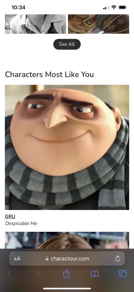 reaneylee_16's tweet photo. took this character quiz i saw on tiktok and my day is ruined https://t.co/2gpfhf2Nkf