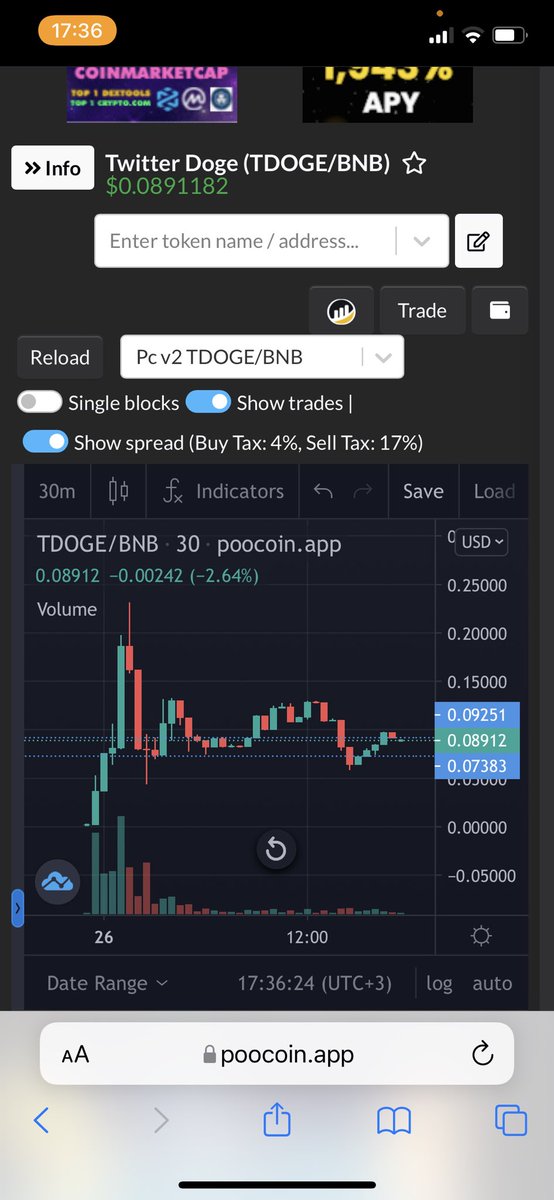 TDoge_Token's tweet photo. Next leg up will be PARABOLIC 🤯🤩 #twitterdoge #moonshots #BSCGems #Elon #DogeCoin @elonmusk             tg: https://t.co/yjd8SPc2hc https://t.co/1tsFnNv37e