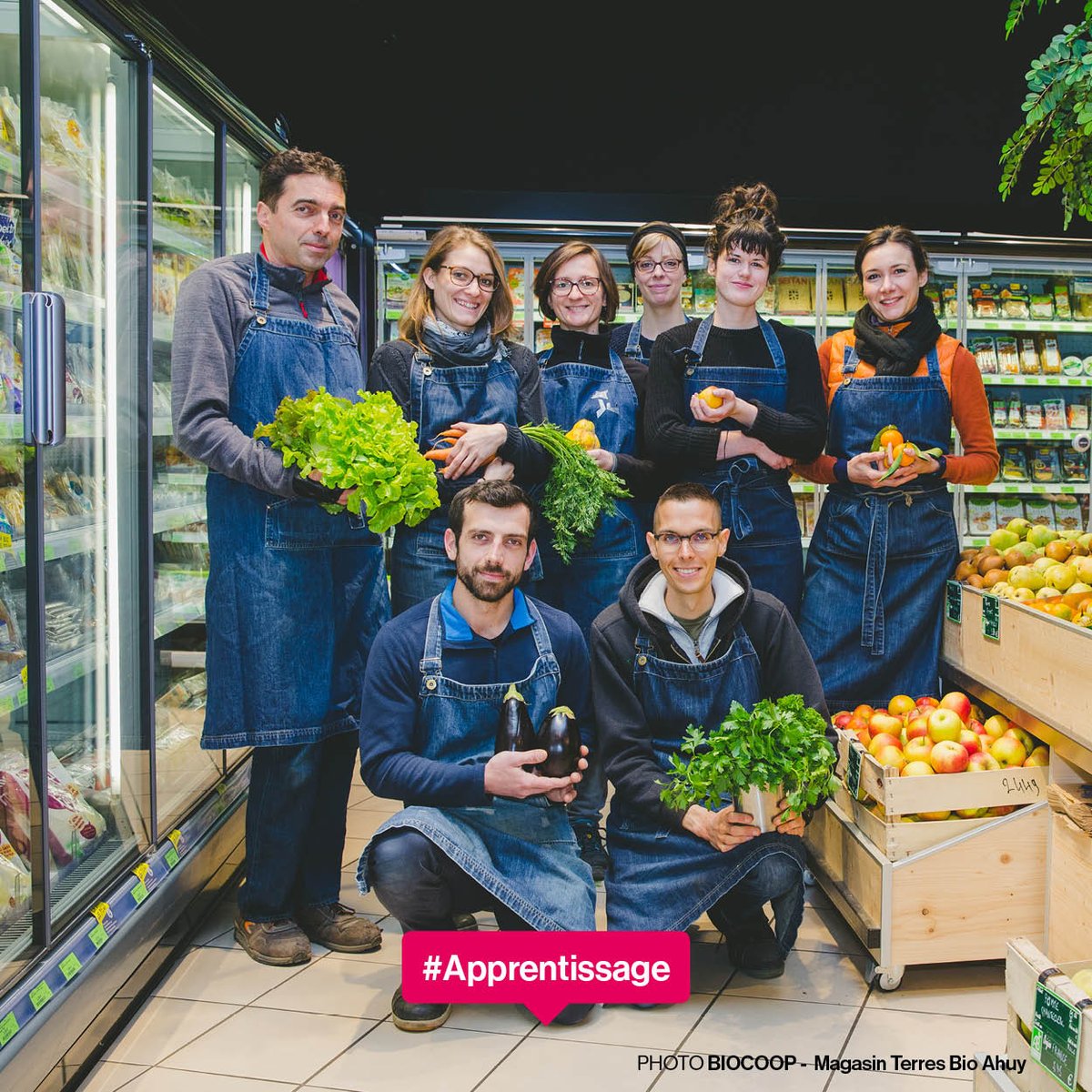 [#Hiring !] ✅Recrutement toujours en cours avec 
<a href="/Biocoop/">Biocoop 🌱</a> ! De nombreux postes en #alternance sont à pourvoir dans le cadre du lancement de notre promo #BTS #MCO dédiée !Postulez dès maintenant sur notre site internet :👉bit.ly/3uKsQsG
#Workinprogress #Jecroisdemain