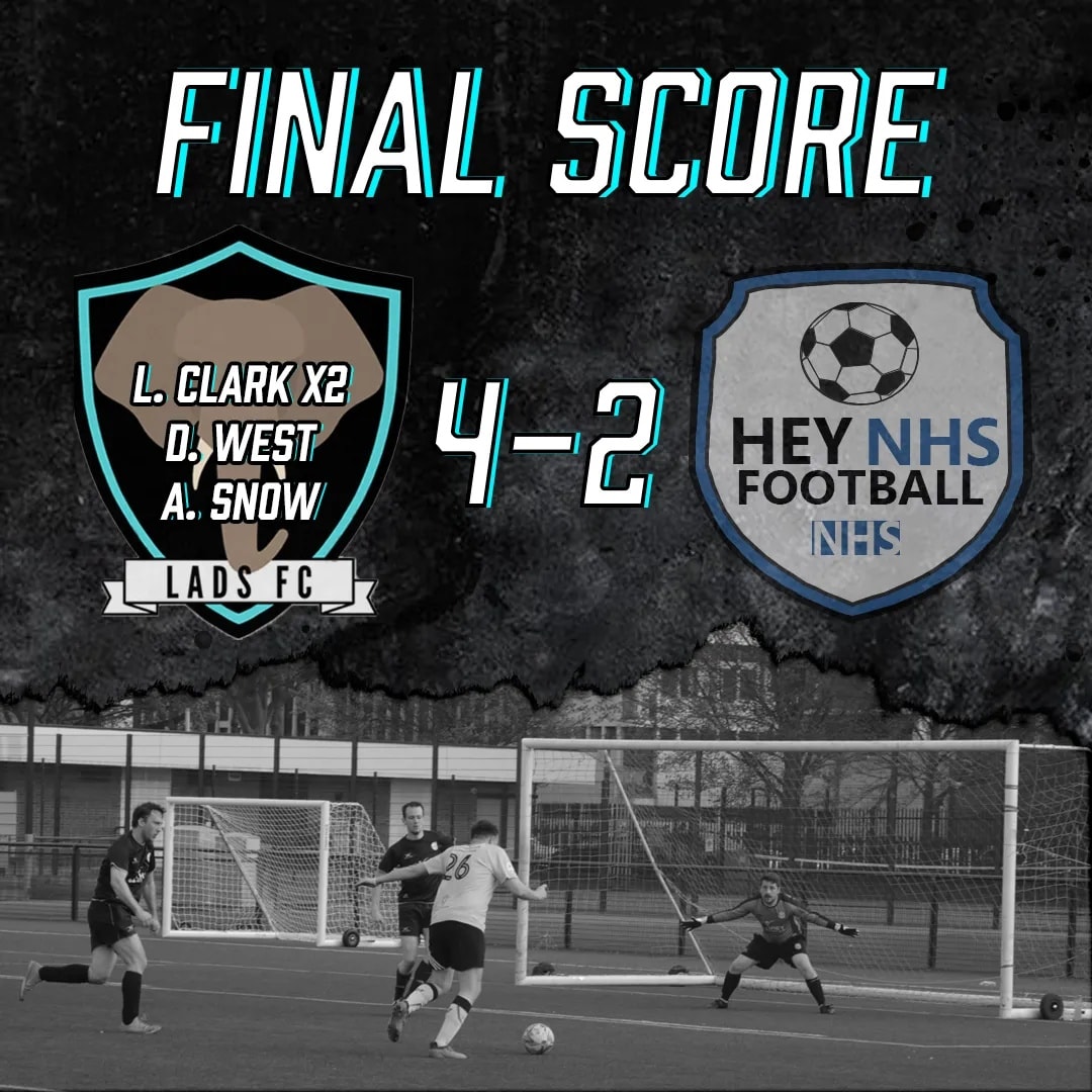 Final fixture in the East Riding casual league finished Lads FC 4-2 NHS. Full match report on IG / FB