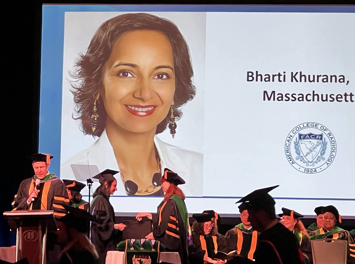 Bharti Khurana, MD, MBA, FACR, FASER tweet media