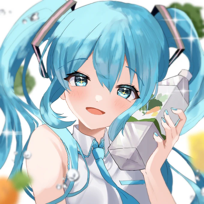 ぽっぴっぽー!✨
#初音ミク 
#初音ミクイラスト 
