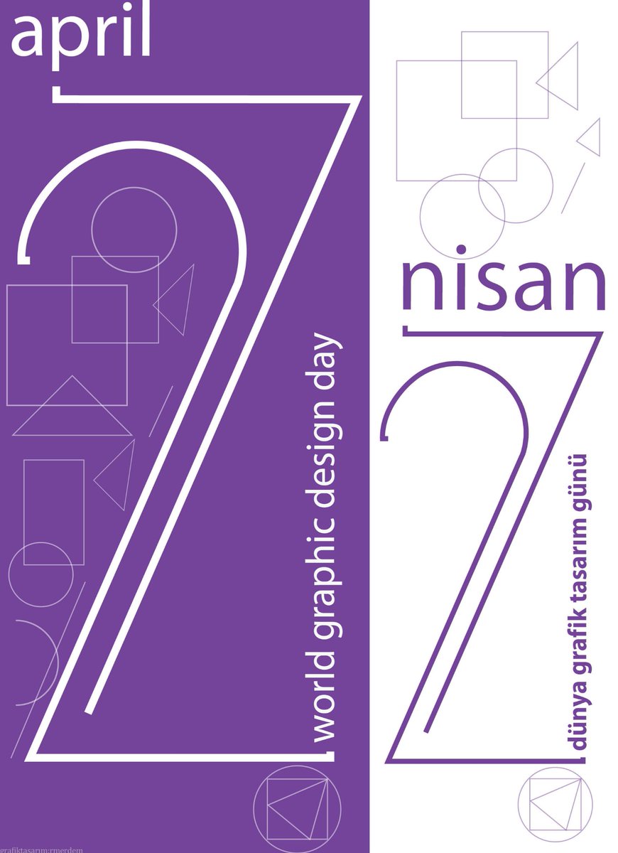sdesigner_11's tweet photo. 27 Nisan Dünya Grafik Günü- World Design Day #grafiktasarım #grafiktasarımcı  #worlddesingday #dünyagrafikgünü #dünyagrafiktasarımgünü #gmk #grafikdesign #graphicdesigner 👩‍💻👨‍💻🖱️⌨️🖥️ #sanat #tasarim #27nisan #27april https://t.co/qrdZfwEYr0