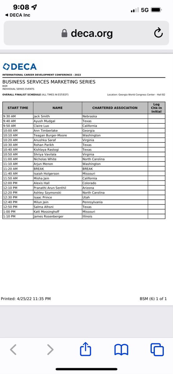 Francis Howell DECA tweet media