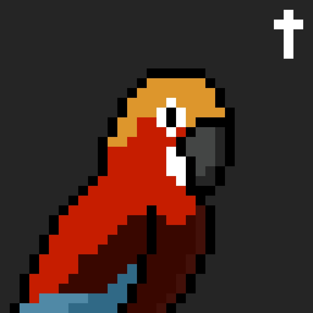 PixelMacaws's tweet photo. Pixel Macaw #17 is on sale for only (0.008) ETH. #NFT

Check the rest of the #NFTCollection at: https://t.co/DWa4GRjXvW 

Discord: https://t.co/rrN0PDAKcw

Website: https://t.co/eWjagyovUl https://t.co/MCxYFqIpSd