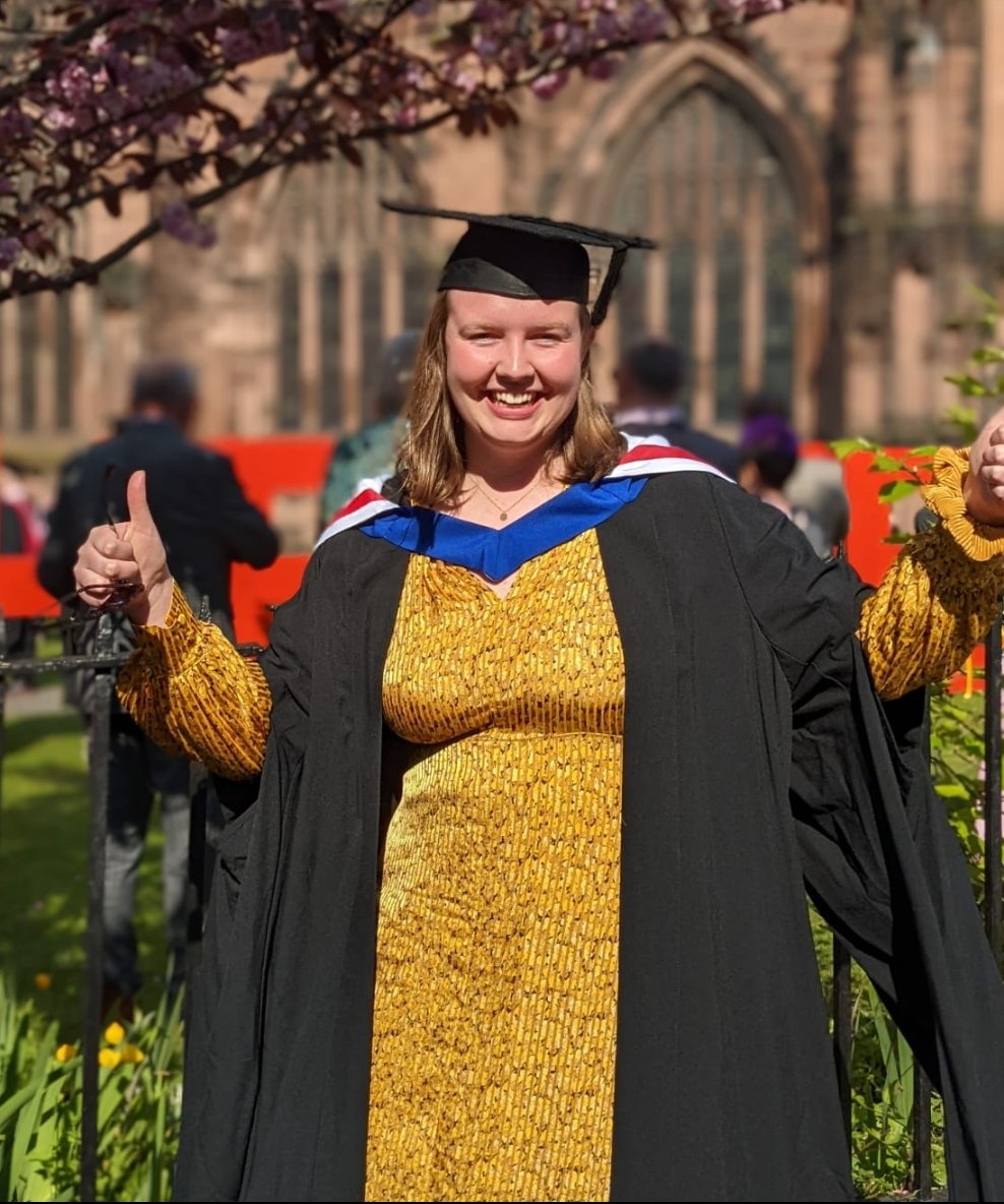 LiteracyCounts1's tweet photo. Our amazing Mari has just graduated with a Masters in Literature - of course! 😀 🎓 https://t.co/H22462BAsj