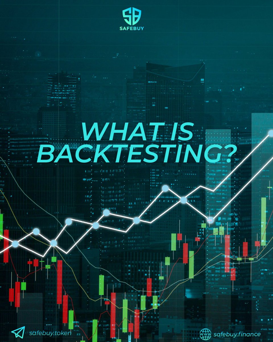 In finance, backtesting looks at the viability of a trading strategy by testing how it would have done based on historical data. In other words, it uses past data to see how a strategy would have performe

#crypto #bitcoin #cryptocurrency #blockchain #ethereum #btc #forex