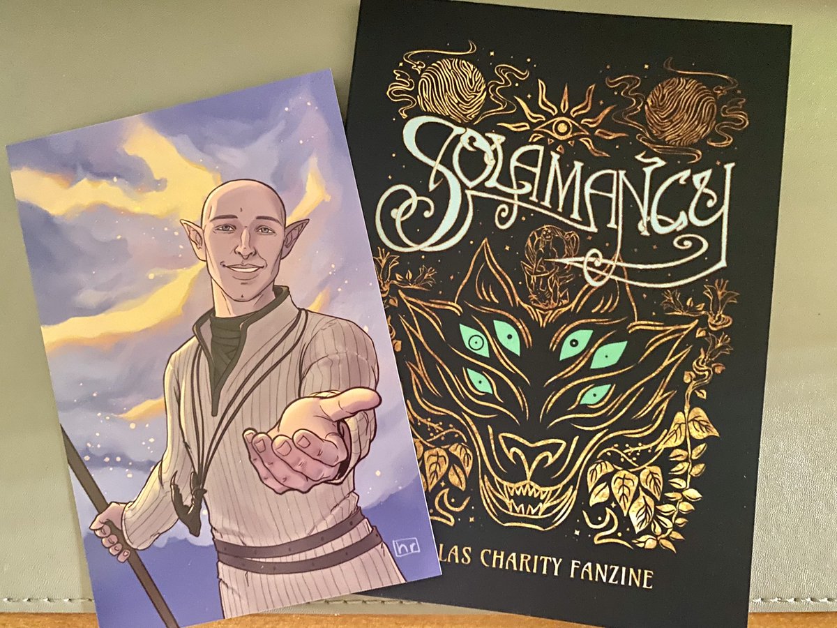 tarubun_onmain's tweet photo. Just got my @solamancyzine zine in! It’s so nice, I’ll be enjoying reading through it~ https://t.co/kcIwadokON