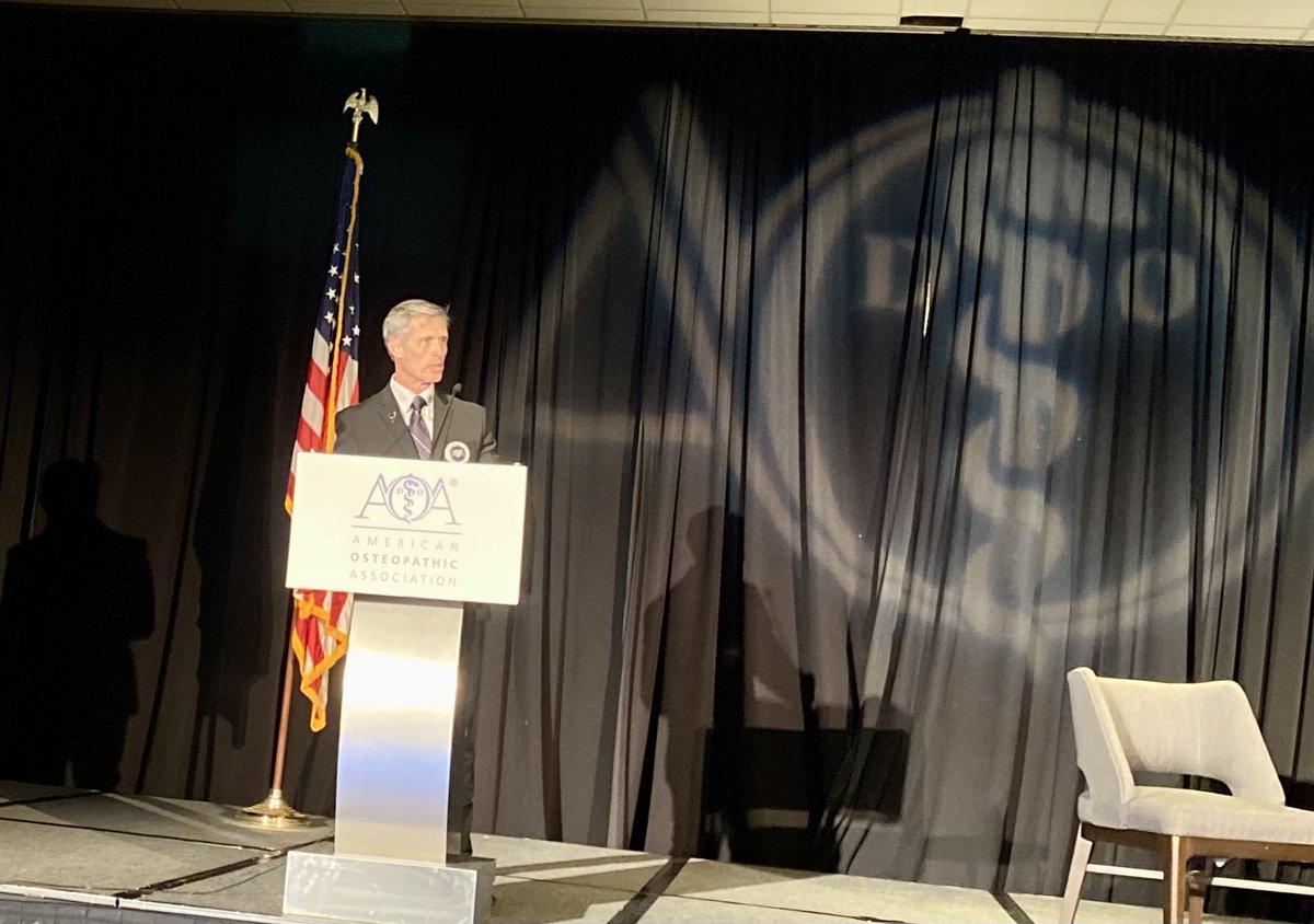 .⁦<a href="/AOAforDOs/">AOA</a>⁩ CEO Dr. Kevin Klauer kicking off our in-person #DODay2022 with a great message on the importance of advocacy.