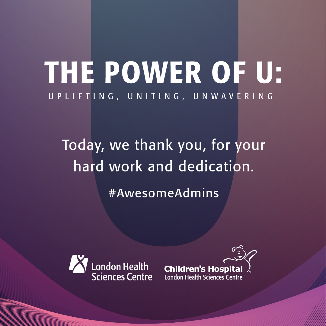 LHSCCanada's tweet photo. Today is the day! We would like to wish a very happy Administrative Professionals Day to the hard-working, dedicated and genuinely AWESOME staff at LHSC. 

Make sure you express your gratitude and appreciation to the #AwesomeAdmins you know today, and every day. https://t.co/bqenfWbSqB