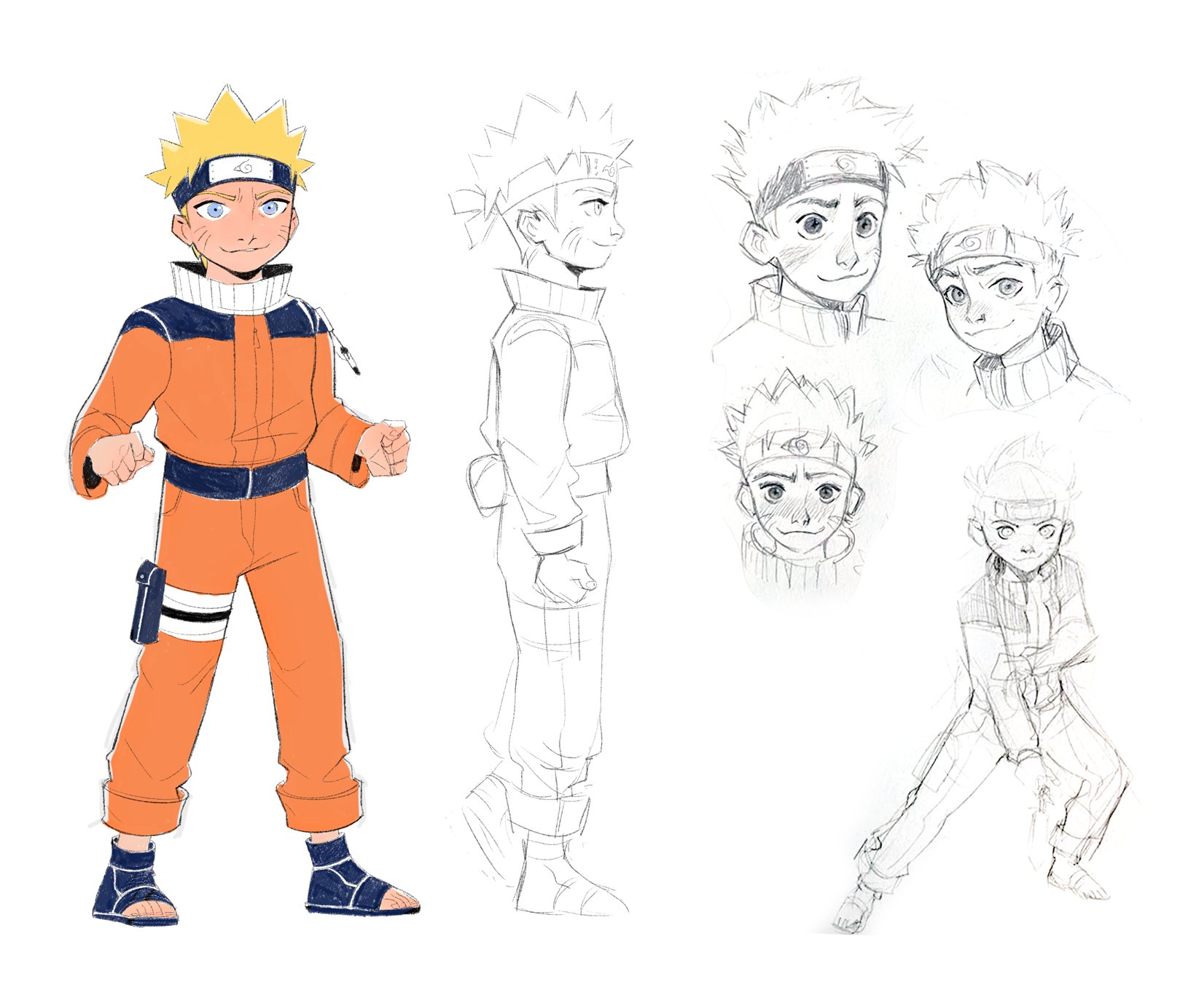 Jacquie Doyle ART ✨ on Twitter: "obsessed with the Ocean Cut of Naruto so I  had to draw him in some mock visdev https://t.co/lkrSE7zIpF" / Twitter